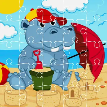Hippo Jigsaw - Play Free Online Puzzle Game for All Ages
