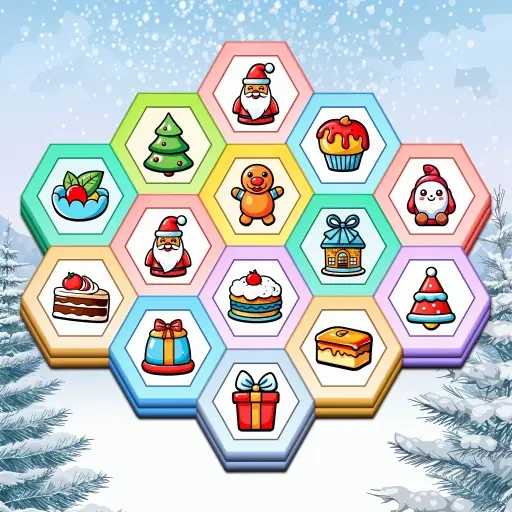 Holiday Hex Sort - Jogo de Quebra-Cabeça Casual Grátis