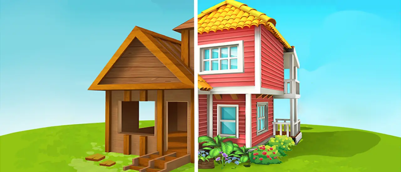 Home Makeover – Kostenlose Match-3 Spiele zum Zuhause gestalten
