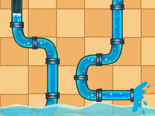 Home Pipe Water Puzzle: Juego de Rompecabezas Casual y Gratis