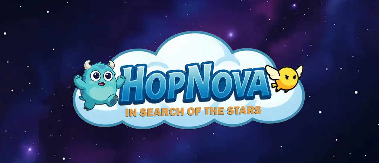Hopnova – Kostenloses vertikales Jump & Run Spiel online spielen