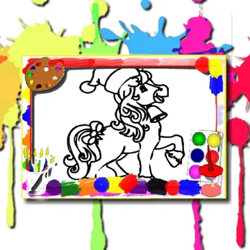 Horse Coloring Book - Juego de pintar en línea gratis