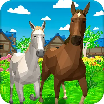 Horse Family Animal Simulator 3D – Pferde Spiel online kostenlos spielen