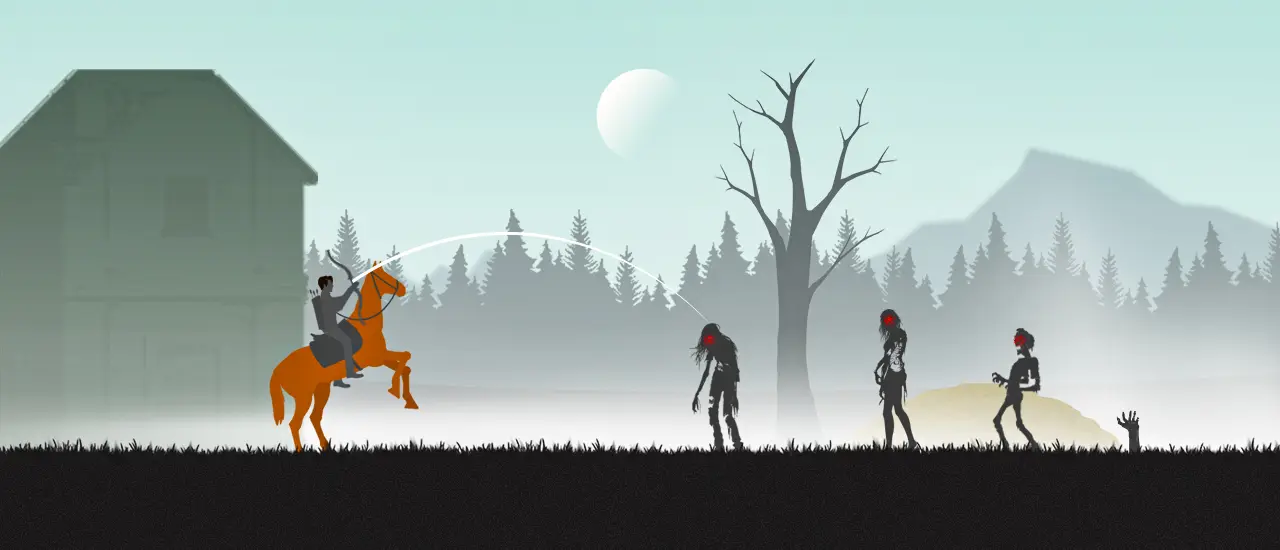 Horseback Survival - Juego de supervivencia en zombies y caballos