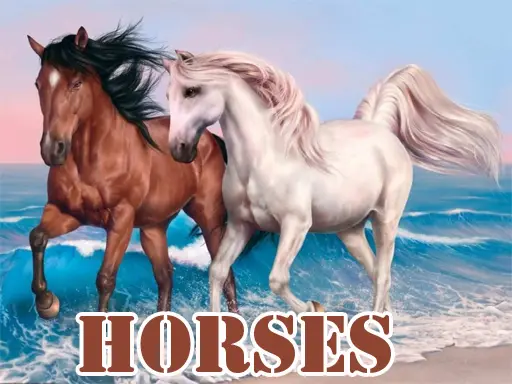 Horses Slide Puzzle Game - Play Free Online