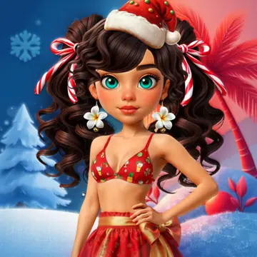 Hot & Cold Winter Style - Juego de Vestir de Invierno para Niñas