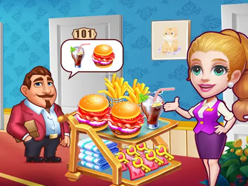 Hotel Fever Tycoon – Hotelmanagement & Kochspiel online spielen