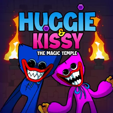 Huggie & Kissy مغامرة Temple السحرية - العب لعبة مجانية وممتعة