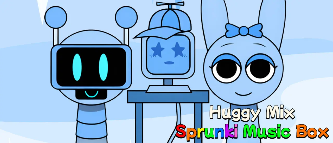 Huggy Mix Sprunki Music Box لعبة موسيقية مجانية للعب على الهاتف