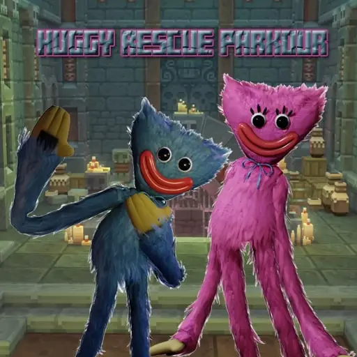 Huggy Rescue Parkour - Jeu d'Agilité en Ligne Gratuit