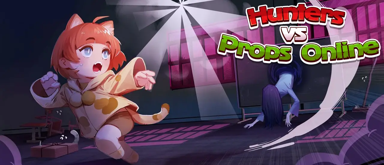 Hunters vs Props Online - لعبة تصويب وتخفي ممتعة على الإنترنت