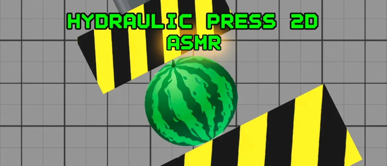 Hydraulic Press 2D ASMR - Play Game & Stress Relief Simulation