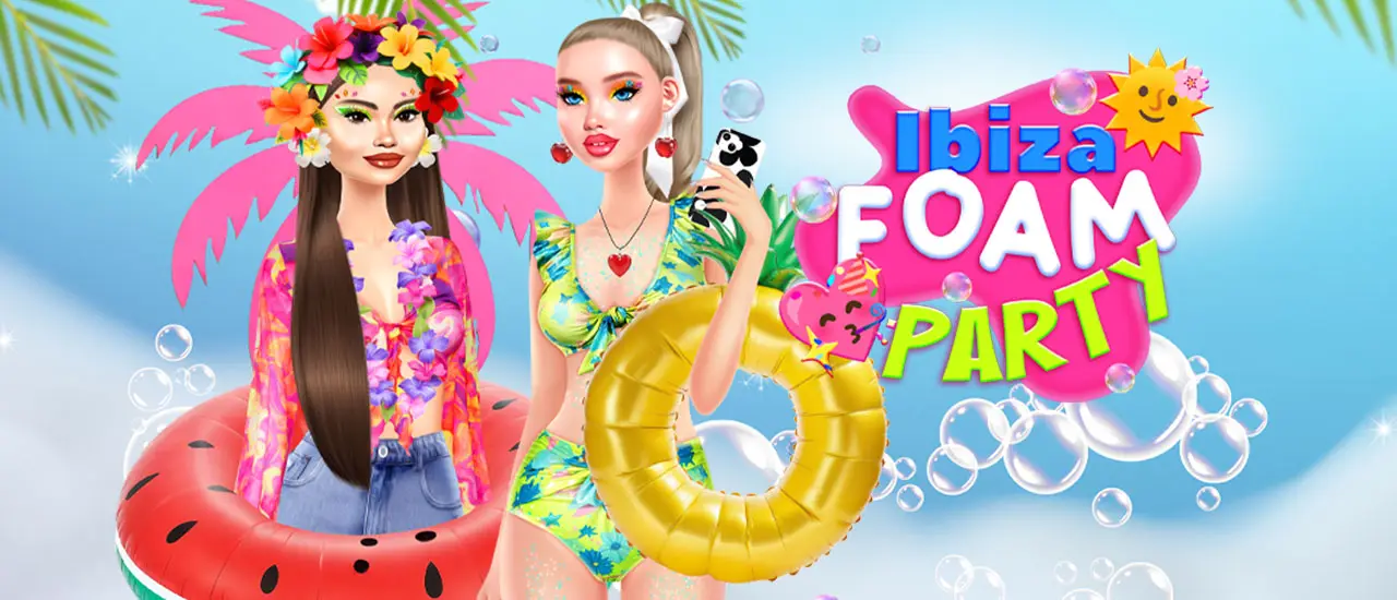 Ibiza Foam Party Oyna - Ücretsiz Parti ve Güzellik Oyunu