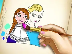 Ice Kingdom Coloring Book - Free Play Game for Kids