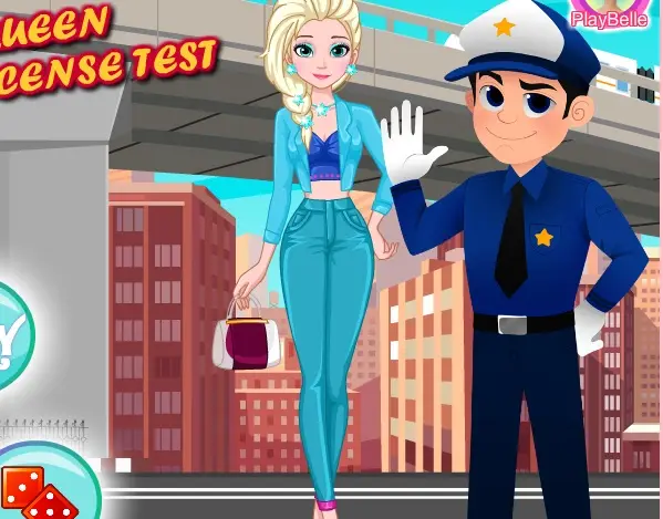 Ice Queen Driver License Test - Juego de Conducir y Carrera Gratis