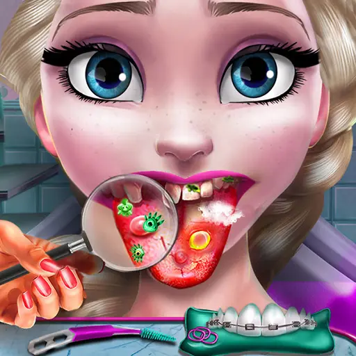 Ice Queen Tongue Doctor - Jeu de soins et de docteur en ligne