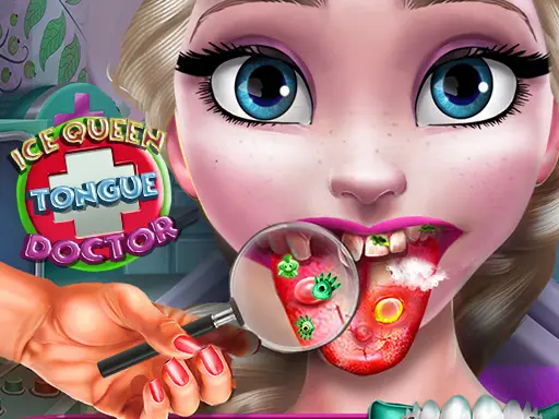 Ice Queen Tongue Doctor - Jeu de soins et de docteur en ligne