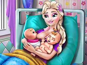Ice Queen Twins Birth - Fun Play Game for Kids