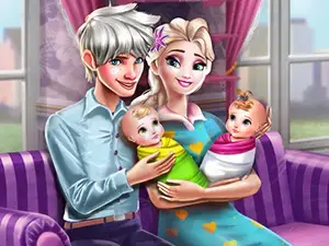 Ice Queen Twins Family Day - 子供と遊ぶ育成ゲーム