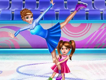 Ice Skating Contest - Kostenloses Eiskunstlauf Spiel online spielen