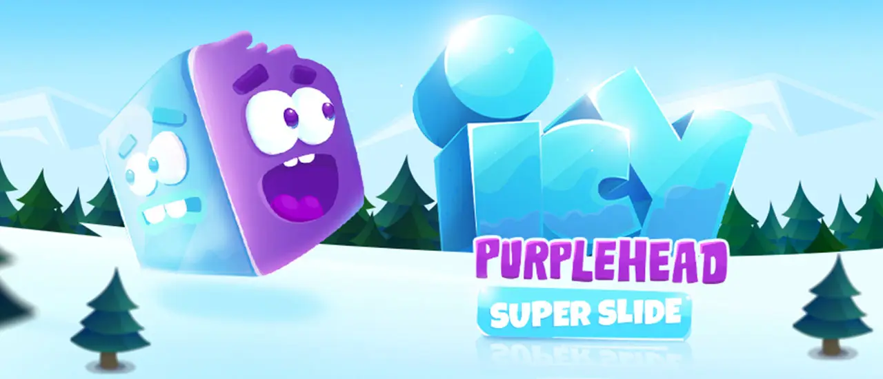 Icy Purple Head. Super Slide - Jeu d'Arcade Hiver Gratuit