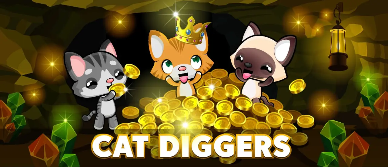 Idle Cat Diggers Oyna - Ücretsiz ve Çocuklar İçin Eğlenceli Oyun