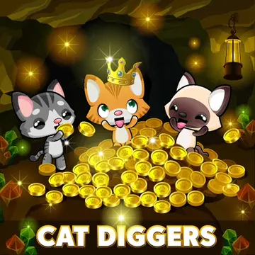 Idle Cat Diggers｜無料で遊べる猫採掘ゲーム