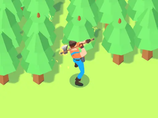 Idle Lumberjack 3D - Jeu de Simulation de Coupe de Bois Gratuit
