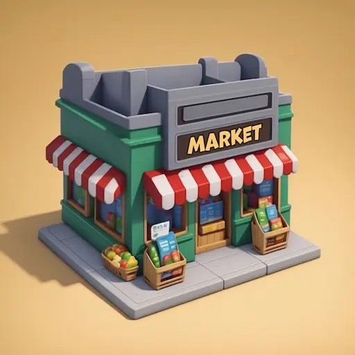 Idle Supermarket Tycoon - Jeu de gestion de supermarché gratuit