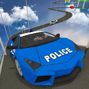 لعبة سباق سيارات الشرطة المستحيل 3D 2020 - العب الآن مجاناً