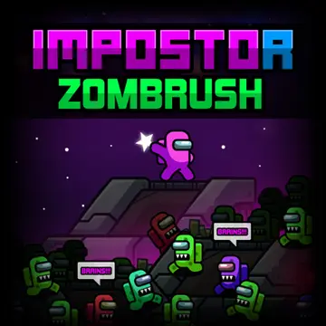 Impostor Zombrush 無料オンラインゲーム｜Among Us風アクションゲーム