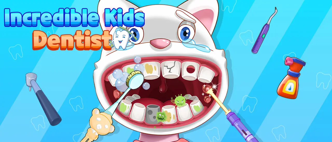 Incredible Kids Dentist - Çocuklar İçin Dişçi Oyunu Ücretsiz Oyna