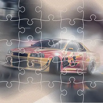 Japanese Racing Cars Jigsaw - Jeu de Puzzle de Voitures de Course Japonaises