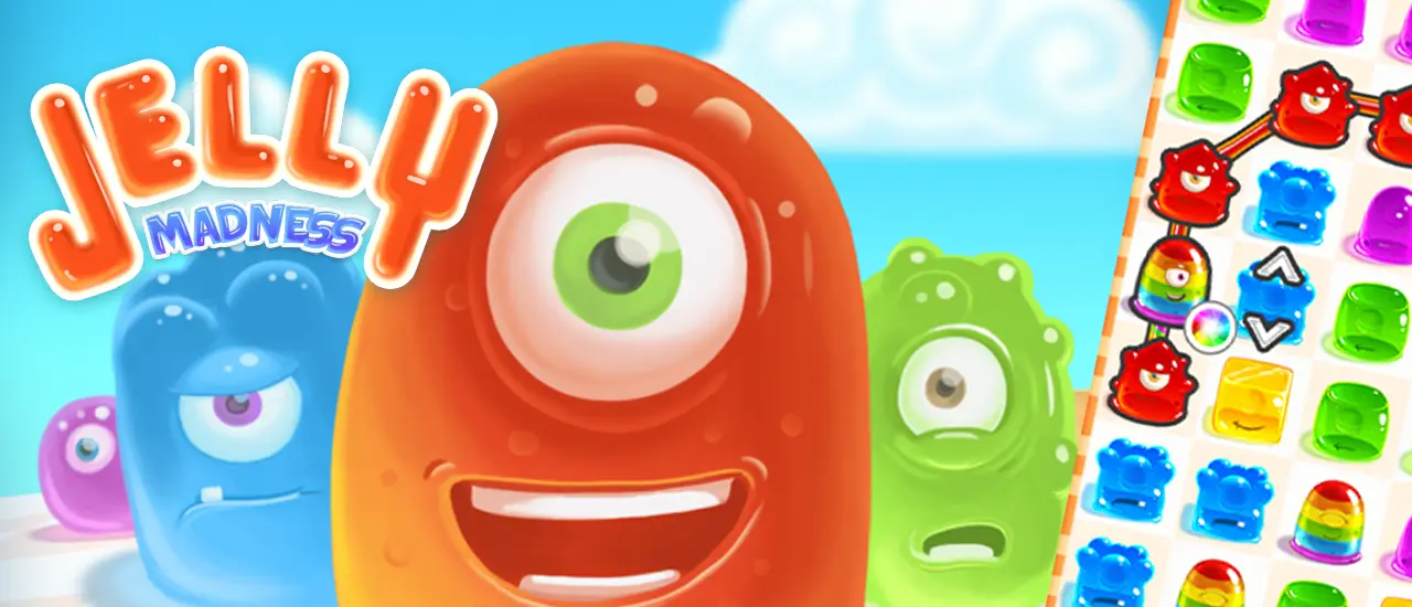 Jelly Madness - Jogo Match 3 Grátis Online para Jogar