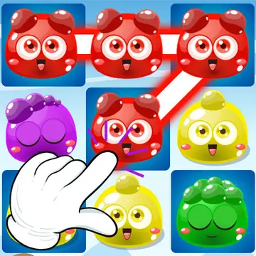 Jelly Monsters Link Puzzle - Jeu de réflexion en ligne gratuit