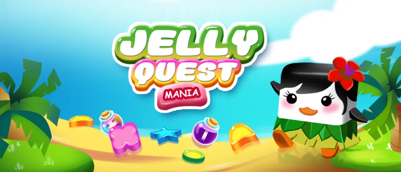 Jelly Quest Mania - Jeu de Match-3 Gratuit en Ligne