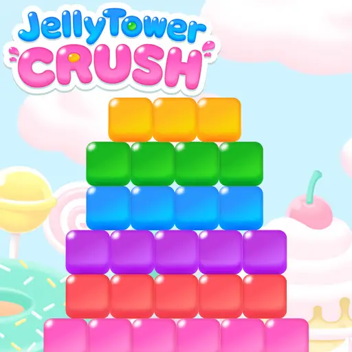 Jelly Tower CRUSH – Kostenloses Match-3 Spiel online spielen
