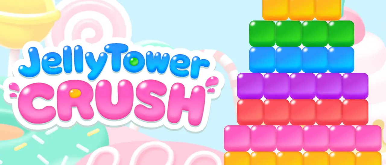 Jelly Tower CRUSH – Kostenloses Match-3 Spiel online spielen