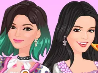 Jogos de Vestir Jenner Sisters Buzzfeed Worth It Grátis