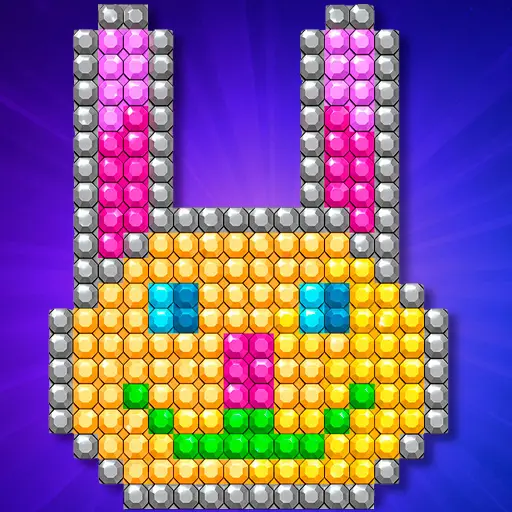 Jewel Coloring - Jeu de Puzzle de Coloration en Ligne Gratuit