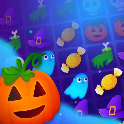 Jewel Halloween Match-3 Puzzle Game - Play Online for Free