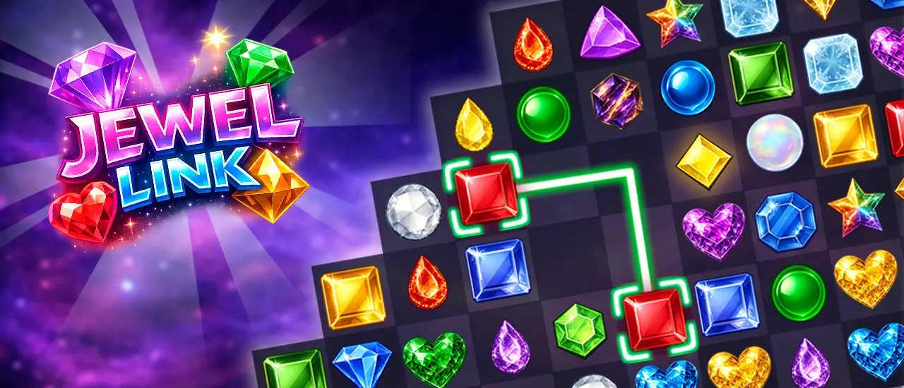 Jewel Link – Kostenloses Match-3 Spiel online spielen