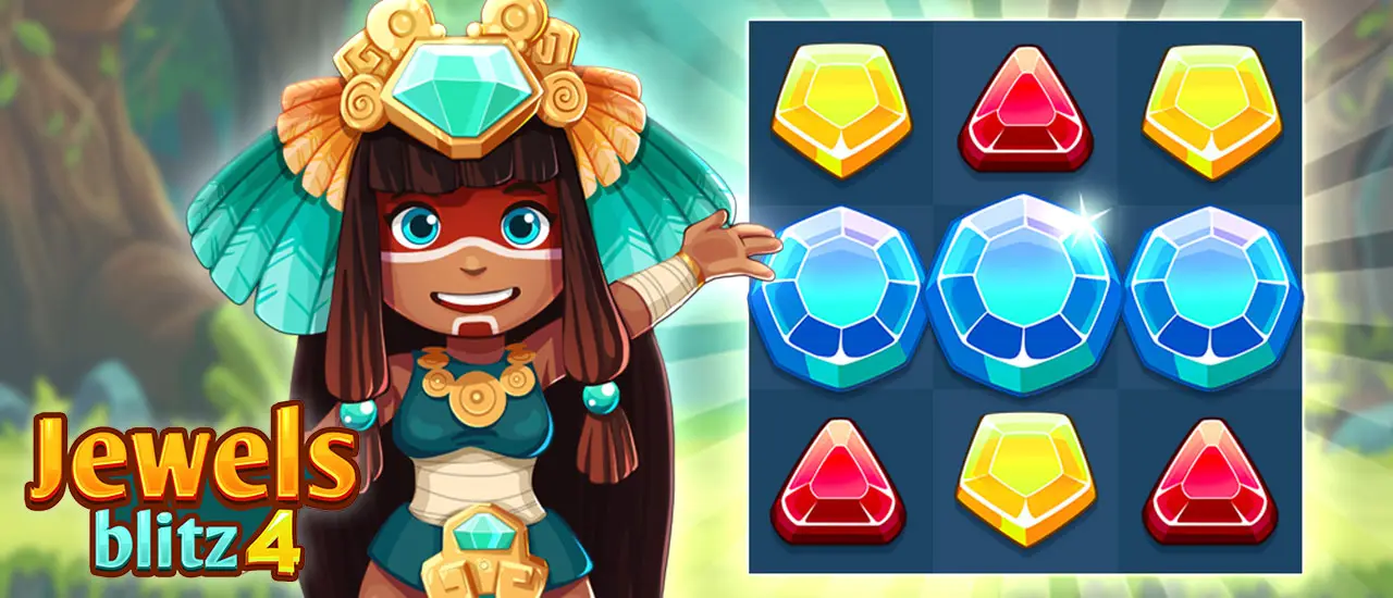 Jewels Blitz 4 kostenlos spielen – Match 3 Puzzles online