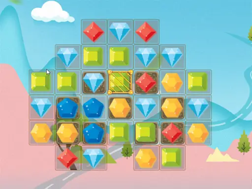 Jewels Match 3 無料パズルゲーム - オンラインで遊ぶ