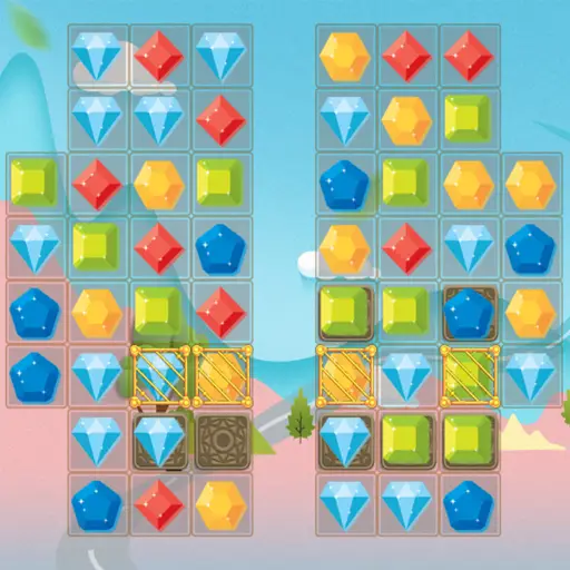 Jewels Match 3 無料パズルゲーム - オンラインで遊ぶ