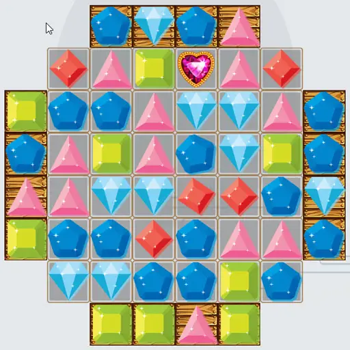 Jewels Matching Deluxe 無料パズルゲーム - オンラインで遊ぶ