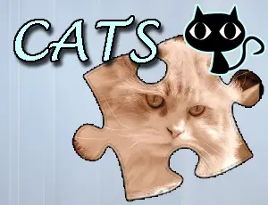 ジグソーパズル：猫の無料オンラインゲームで遊ぼう