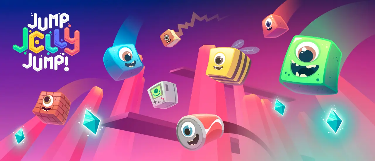 Jump Jelly Jump kostenlos spielen – Spaßiges Jump & Run Spiel