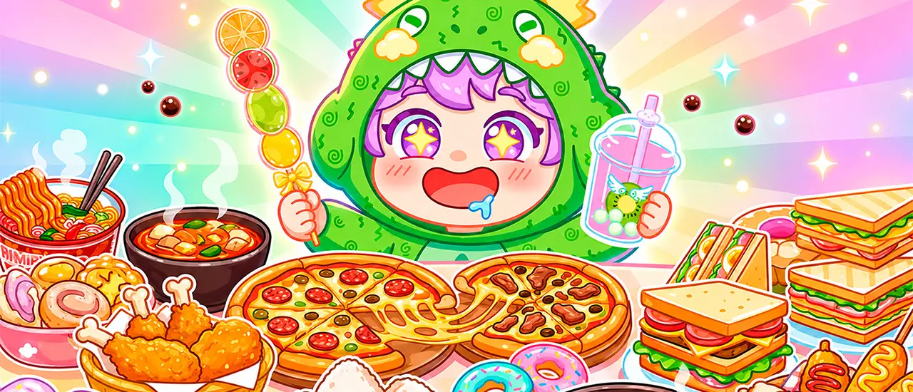 Kalulu Tanhulu: ASMR Mukbang online spielen – kostenloses Simulationsspiel
