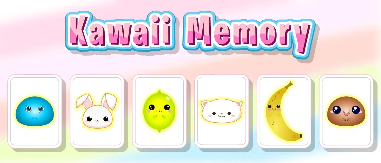 Kawaii Memory - Juego de cartas para jugar gratis online